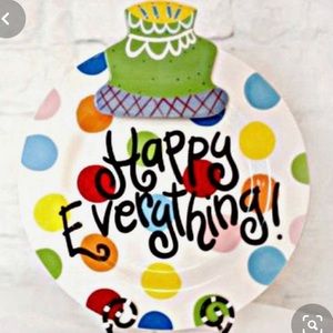 Coton Colors Happy Everything plate